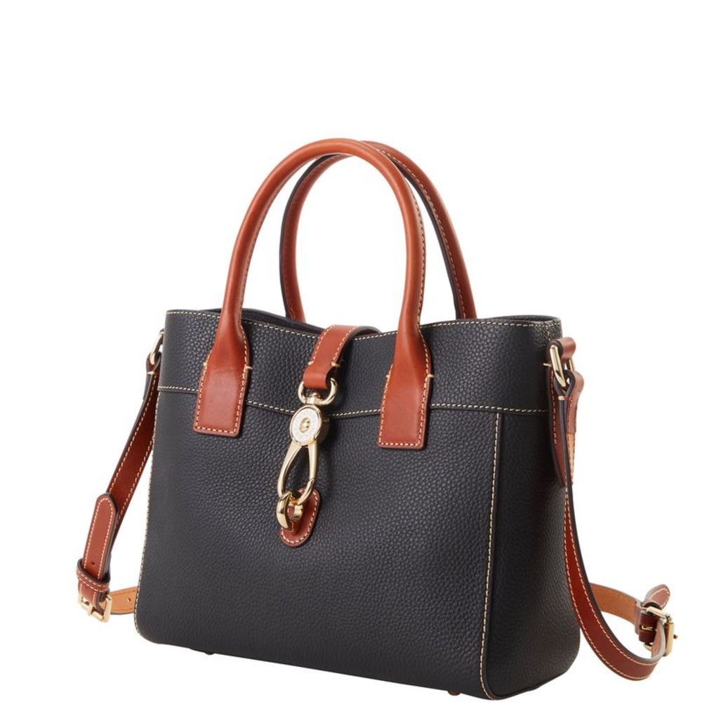 Dooney & Bourke Pebble Grain Amelie Tote - Black - Picture 2 of 4